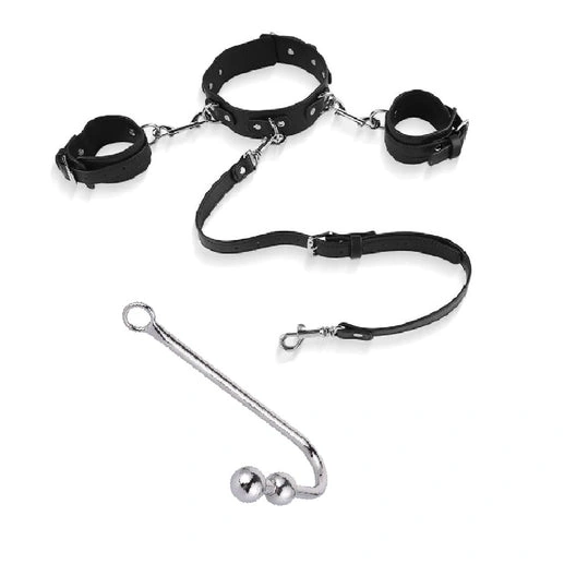 Anal Hooks Elegant 5334 Hook Cuffs Collar Anal and with Beaded 0118